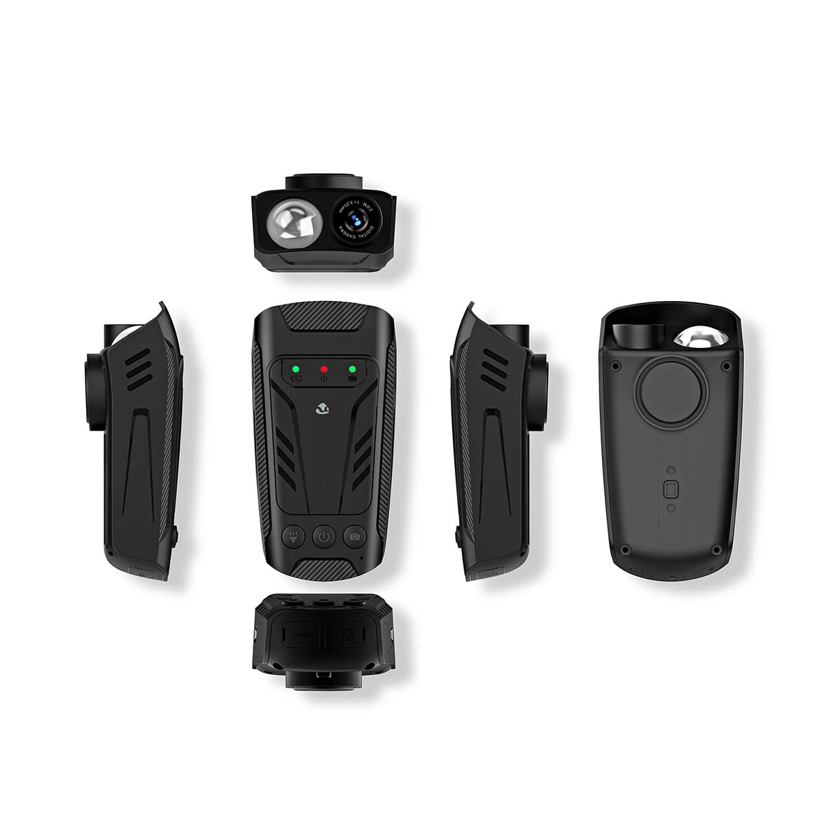 Nedis ccam100bk fietscamera - zwart