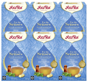 Yogi Tea Fresh Inspiration Ginger & Mint Oils Voordeelverpakking 6x17ST