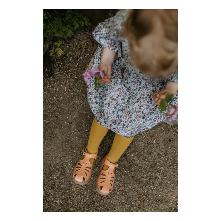 Petit Nord Sandales Scratchs Butterfly | Abricot