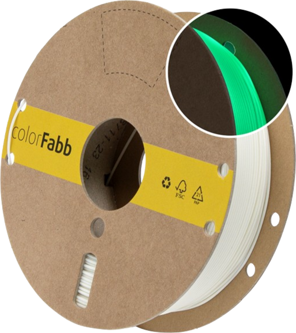 colorFabb  Glowfill, 1,75 mm (750 g)    Leuchtet in der Nacht