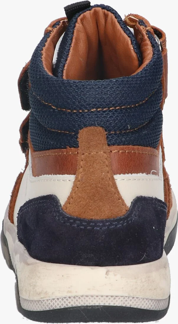 BRAQEEZ cognac braqeez hoge sneaker chiel chicago