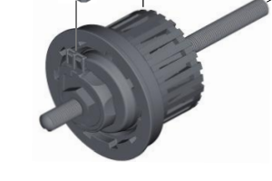 Shimano indmad til dynamo nav - DC-C6000-1R