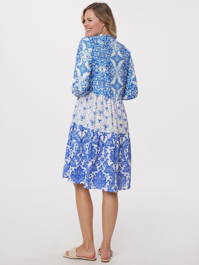 Kleid Porzellandruck