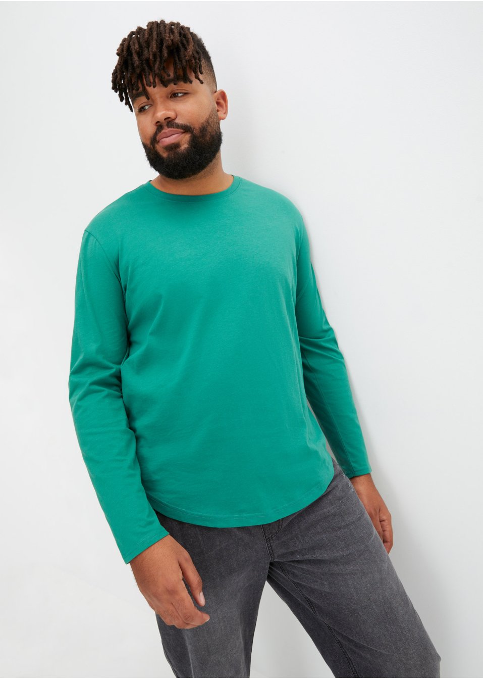 Lot 2 T-shirts manches longues en coton