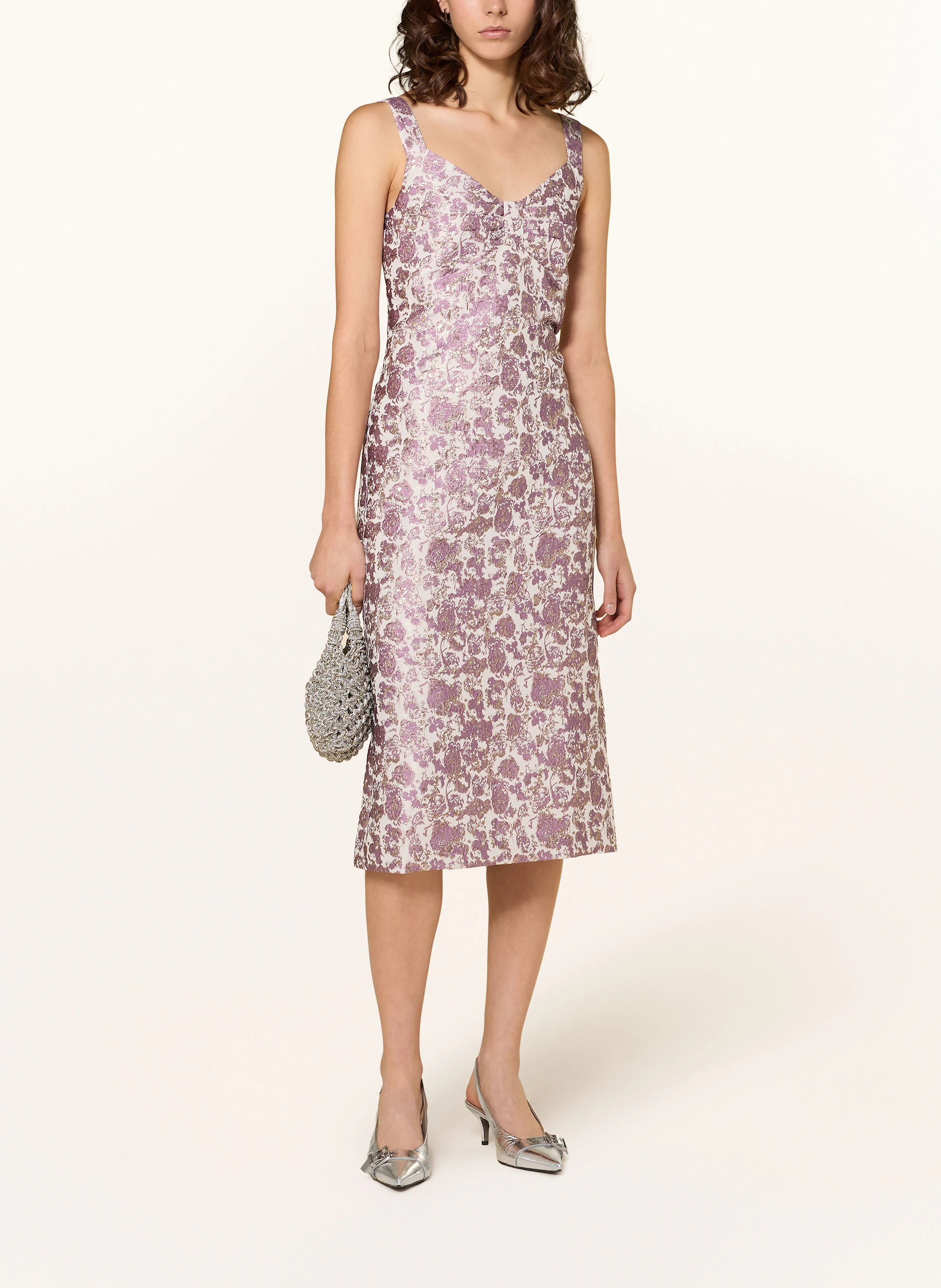 BAUM UND PFERDGARTEN Jacquard-Kleid AMNEH mit Glitzergarn