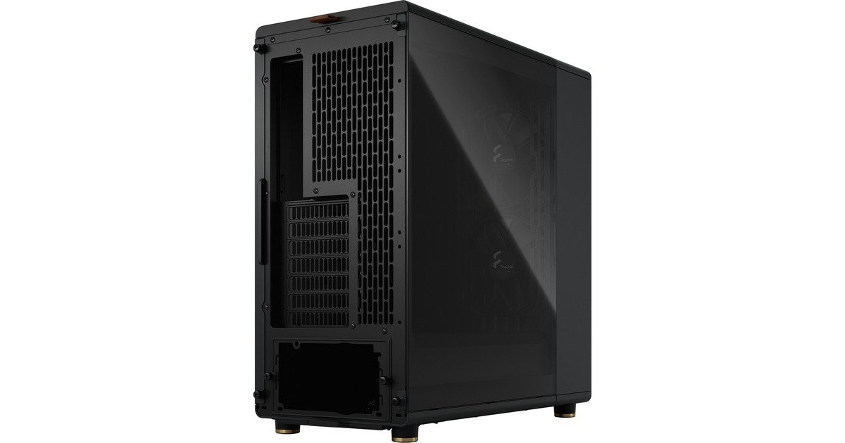 Fractal DesignNorth midi tower behuizing  (Zwart | 2x USB-A | 1x USB-C | Tempered Glass)