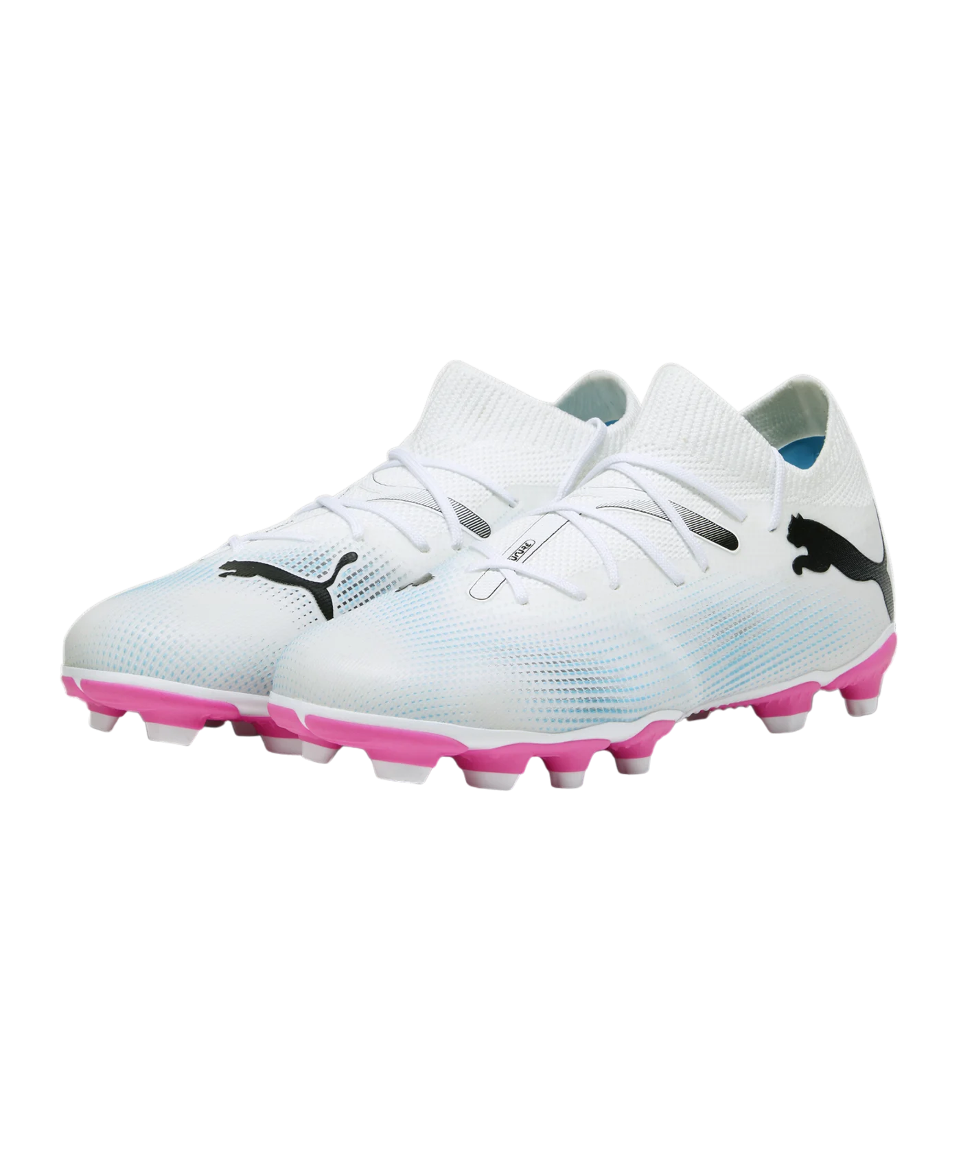 PUMA FUTURE 7 Match FG/AG Phenomenal Jr Kids Weiss Schwarz Pink F01