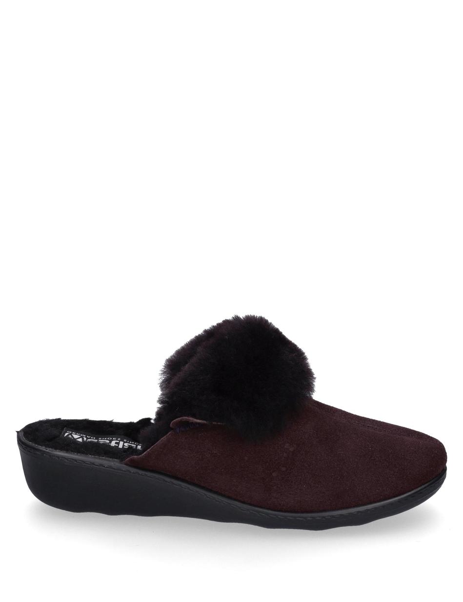 Hausschuh Avignon 306, aubergine
