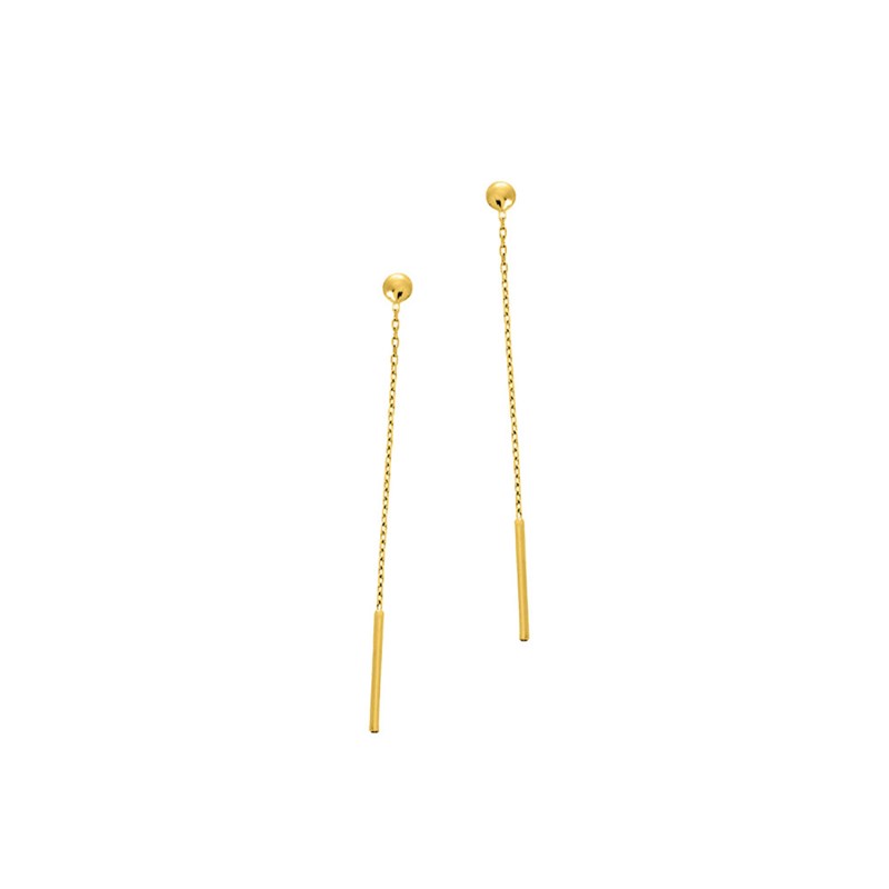 Boucles d'oreilles Femme pendantes - Or 18 Carats