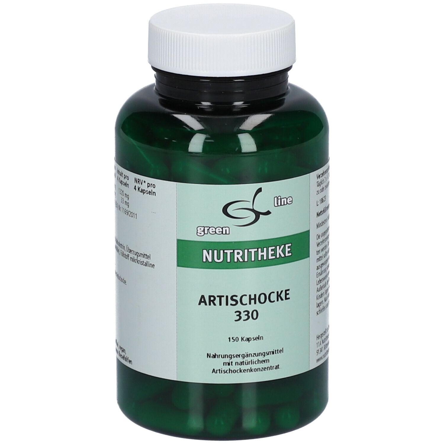 green line NUTRITHEKE Artischocke 332