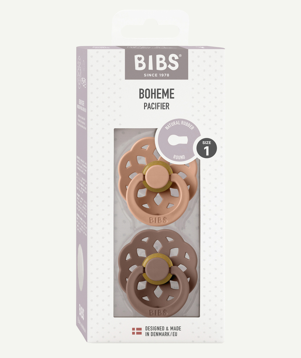 BIBSLOT DE 2 TÉTINES BOHÈME PÊCHE