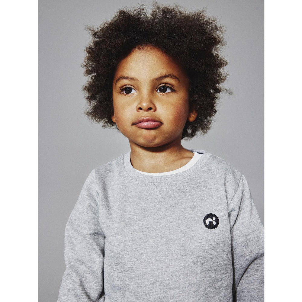 Køb Name It Grey Melange Vimo Sweatshirt Noos
