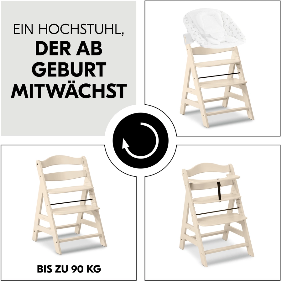 hauck Hochstuhl Alpha Plus Vanilla