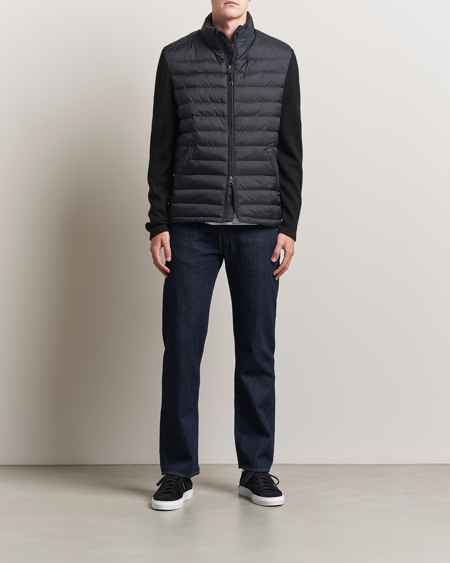 GANT Mixed Media Hybrid Jacket Black