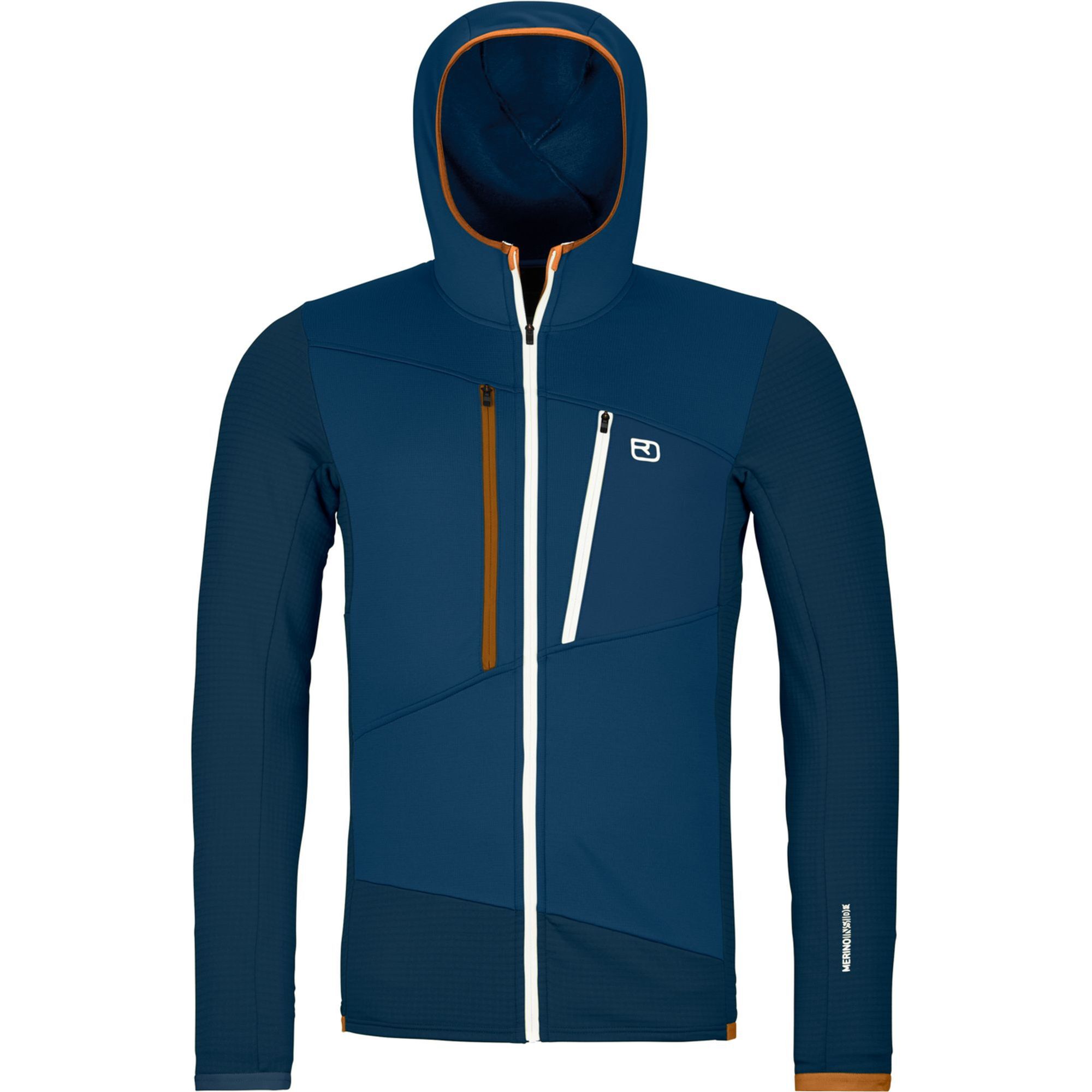 OrtovoxFleece Grid Hoody M