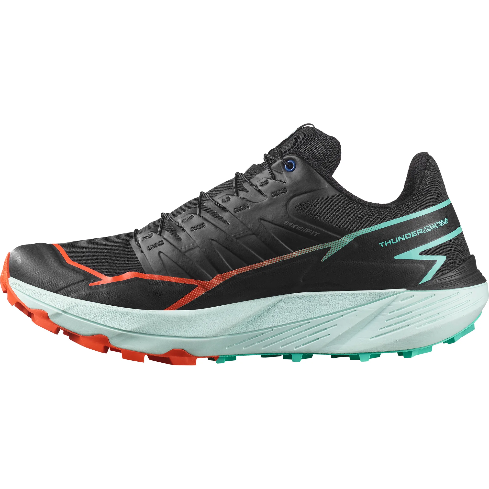 Salomon Thundercross Black/Cherry Tomato/Electric Green