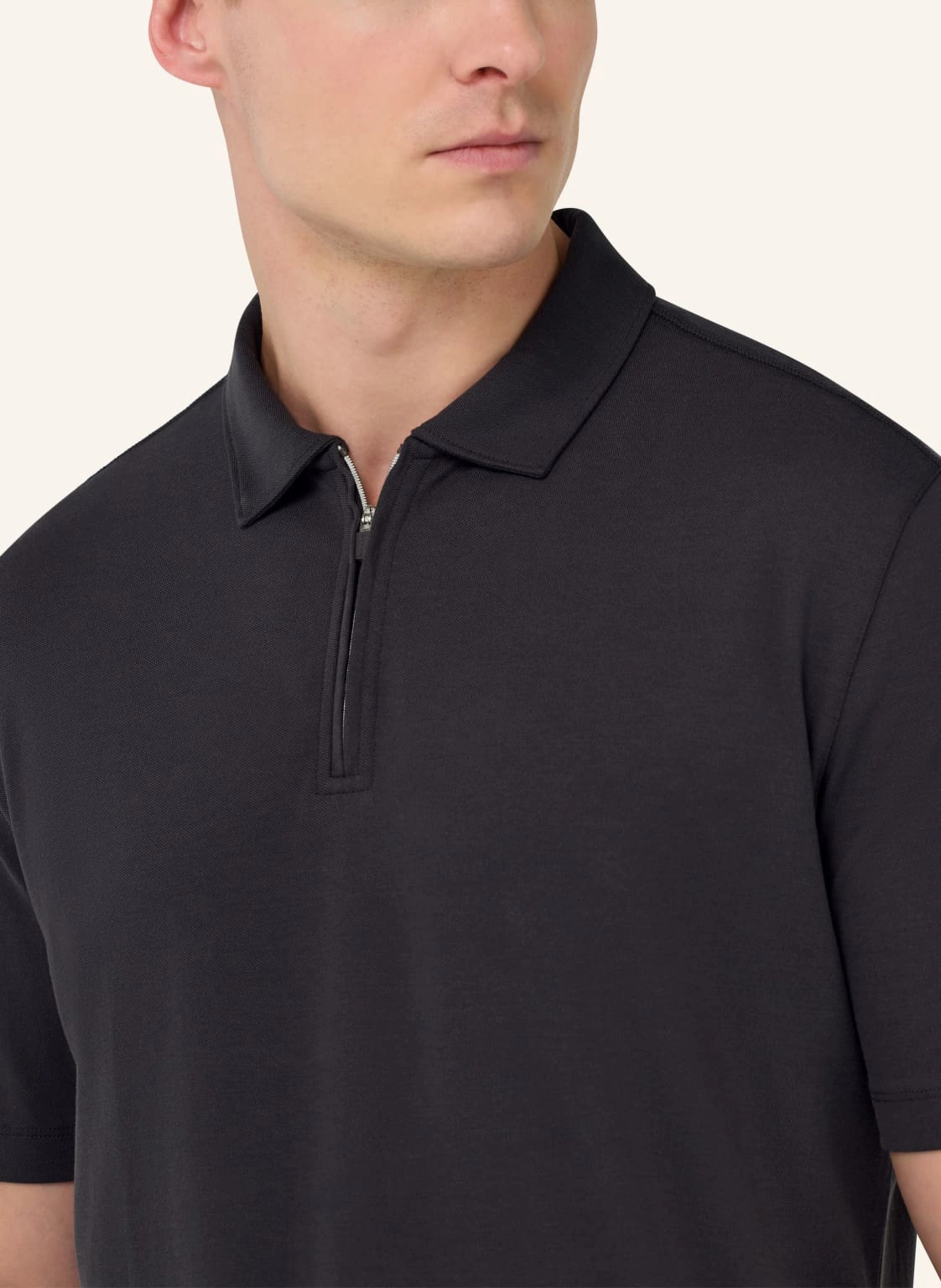 BOGGI MILANO Piqué-Poloshirt