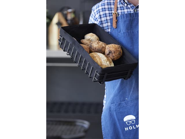 HOLM Brødkurv 40 x 25 x 10 cm Sort