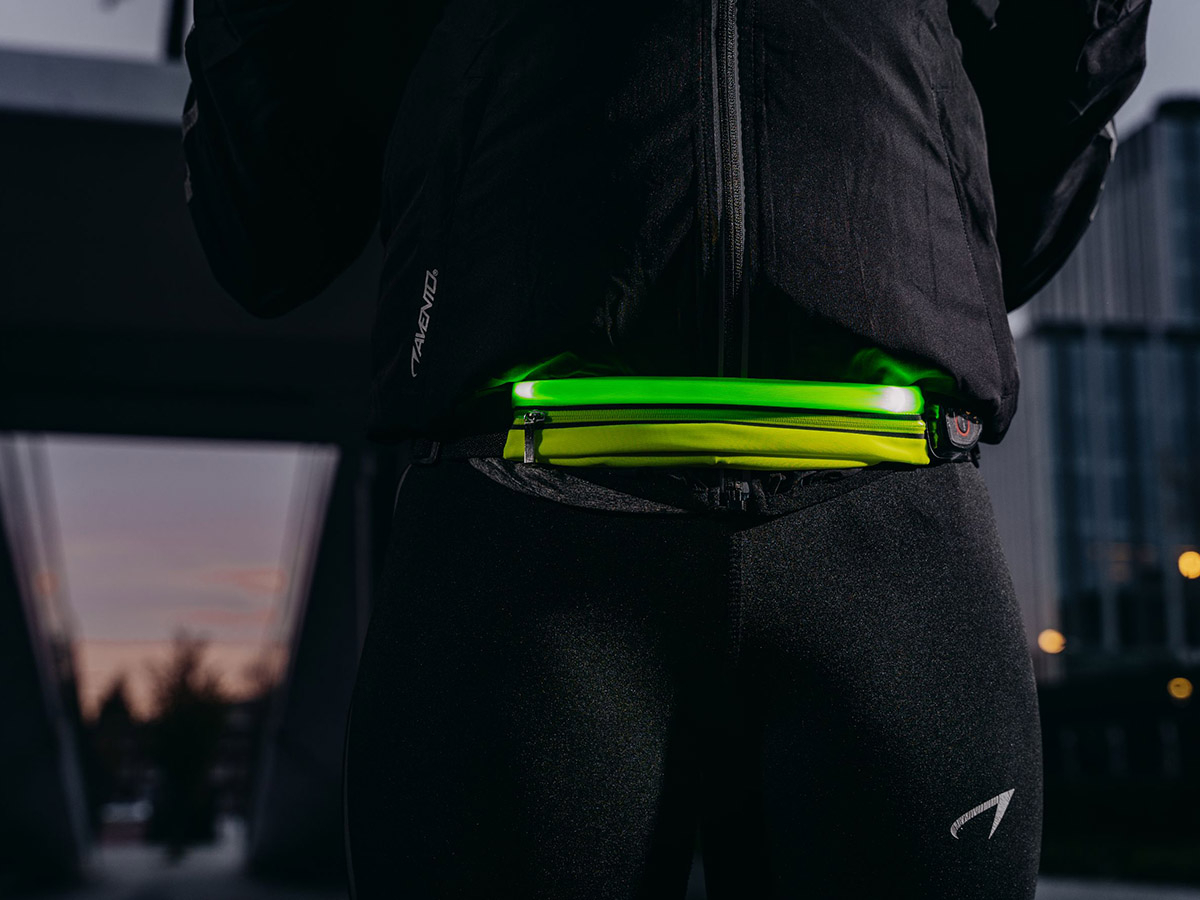 Avento reflecterende sportriem