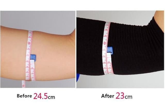 Kompressionsærmer arm shapers sportskompresser 1 par Sort S