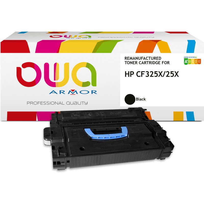 Toner remanufacturé OWA - haute capacité - Noir - pour HP CF325X
