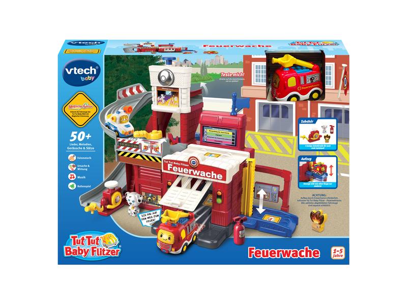 Vtech Tut Tut Baby Flitzer Feuerwache -DE- Feuerwehr-Spielset