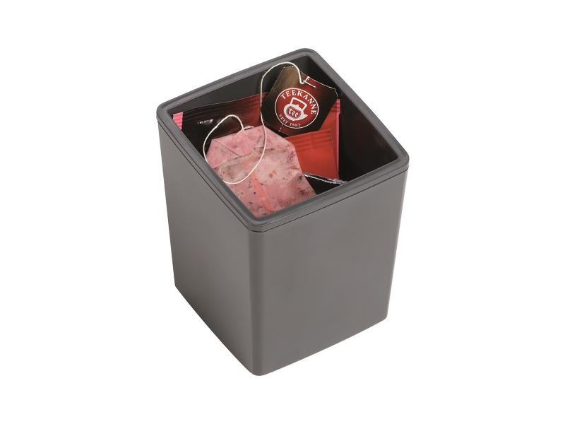 DURABLE Tischeimer Coffee Point 0.5 L, Anthrazit Mini Abfallbehälter