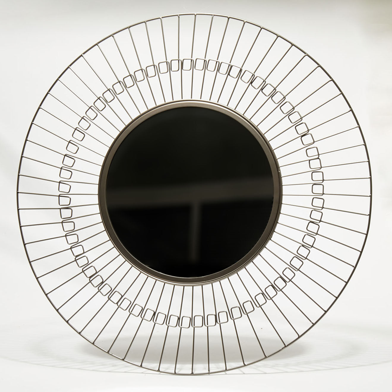 Pomax Miroir Finesse gris - D.80 cm