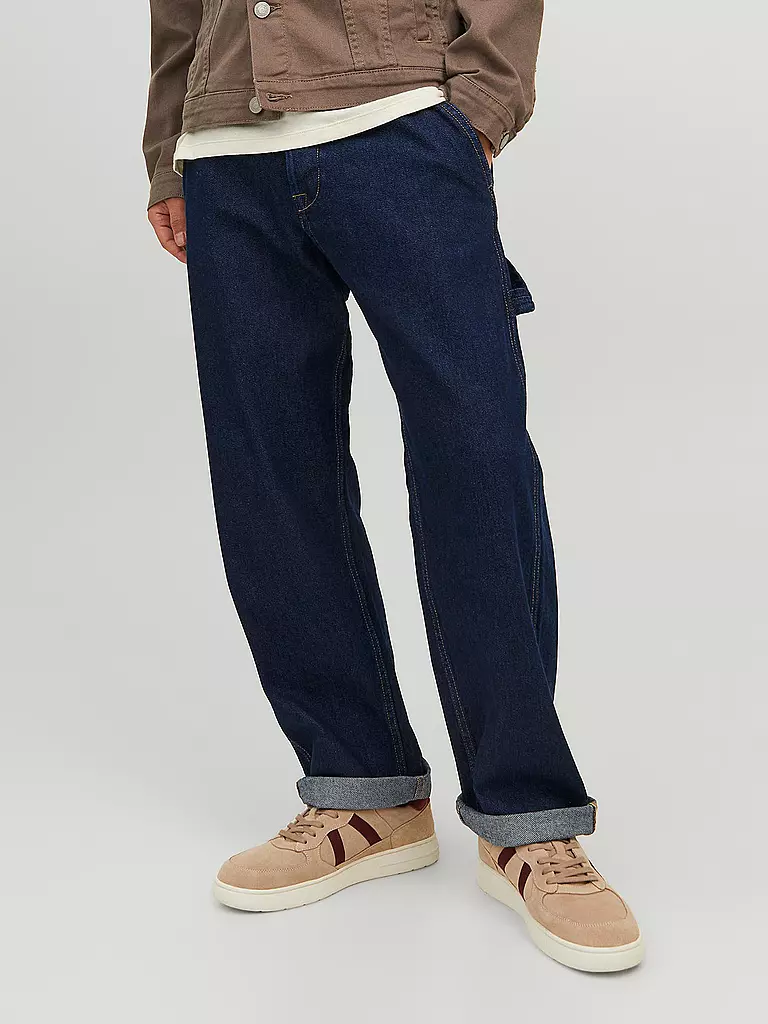 JACK & JONES Jeans JJIEDDIE JJUTILITY MF dunkelblau