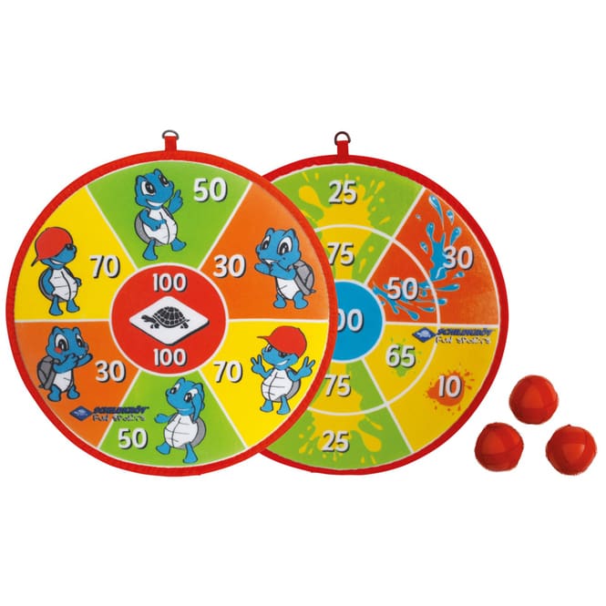 Schildkröt - Soft Darts Set - 2 x 3 Bälle und Dartscheibe