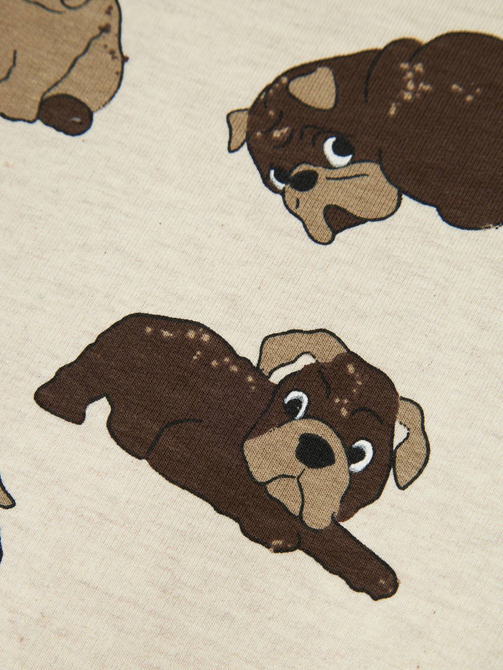 NAME IT sweater NMMRASMUS met all over print ecru melange