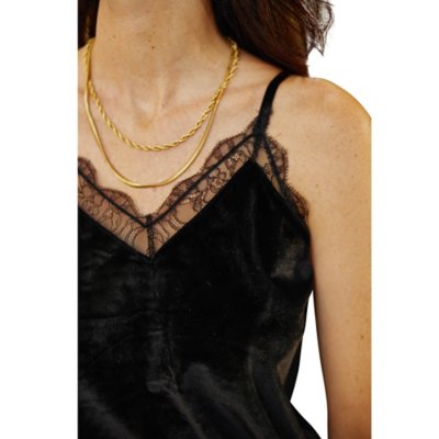 Débardeur femme Shani NOIR LA PETITE ETOILE