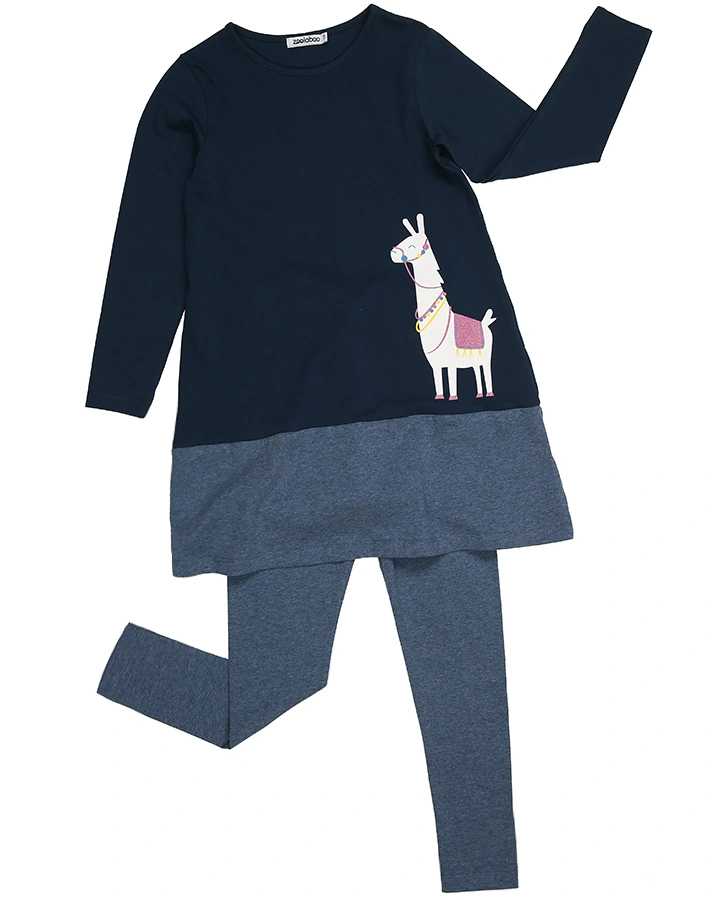 Leggings LYNFORD in blau meliert