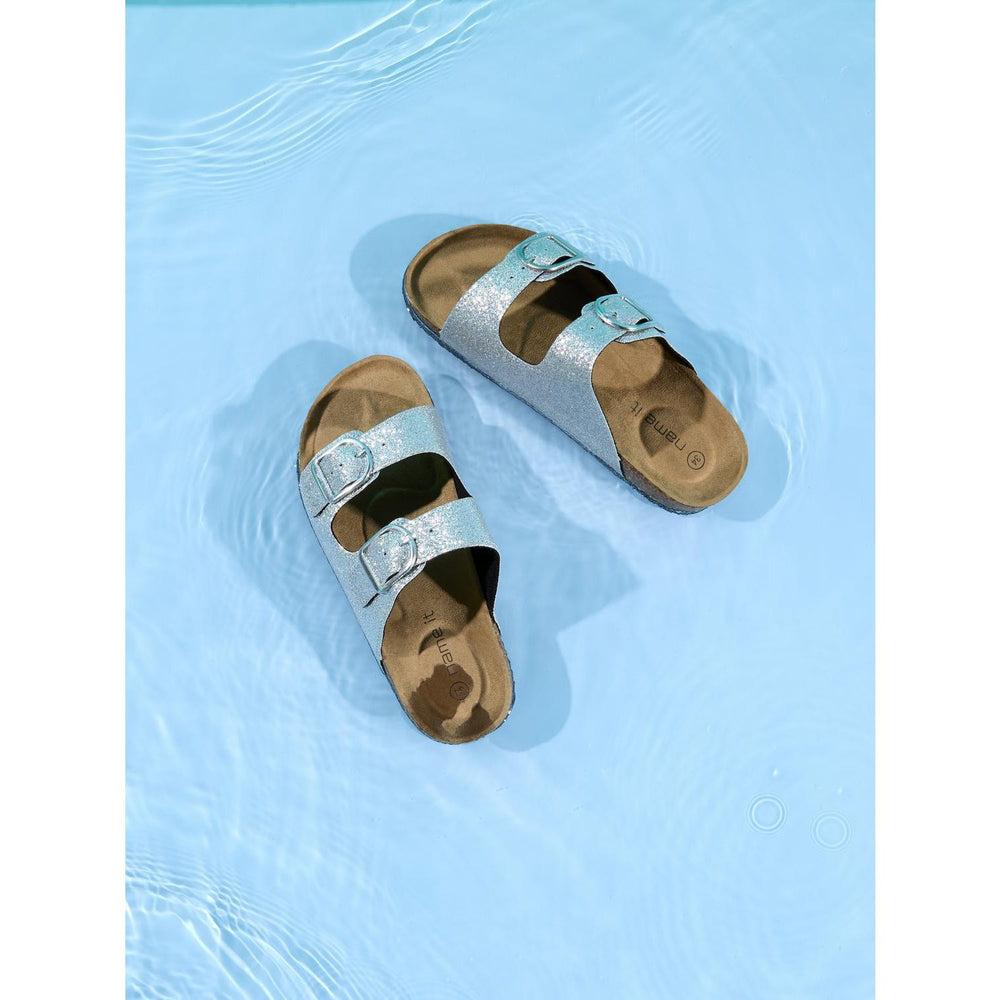 Køb Name It Silver Glitter Nkfflora Sandal