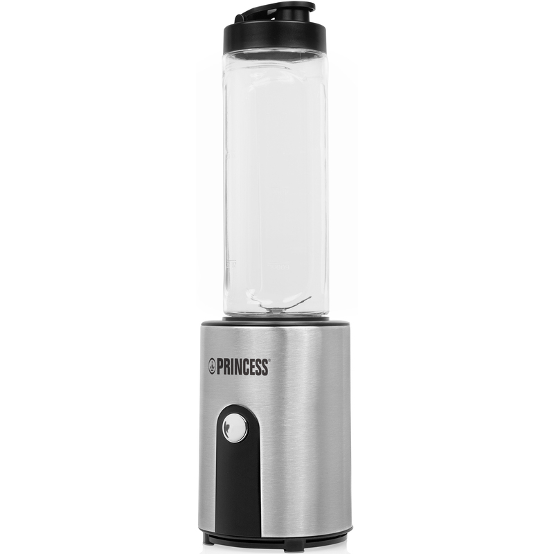 Princess Smoothie-Maker & Mixer, silber/transparent/schwarz