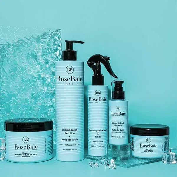 Shampoo Rosebaie Queratina x Rícino 500ml