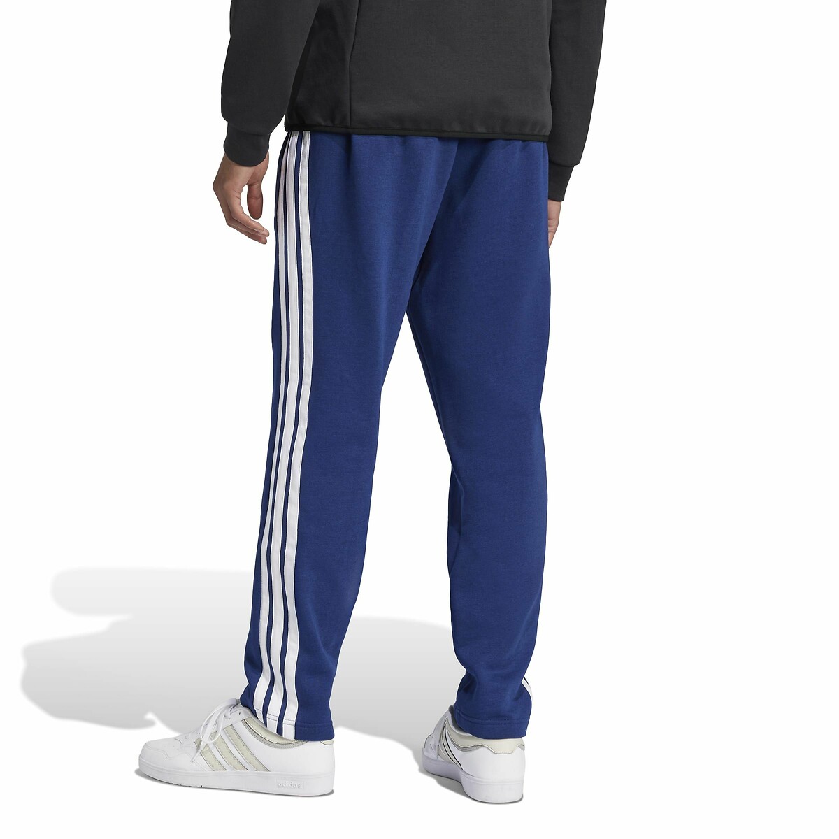 ADIDAS ROUPAS ESPORTIVAS<br>Calça reta de fleece Essentials 3-Listras