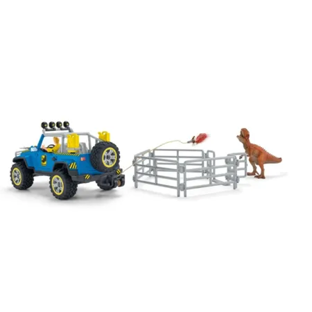 Schleich® 41464 DINOSAURS® Geländewagen mit Dino-Außenposten