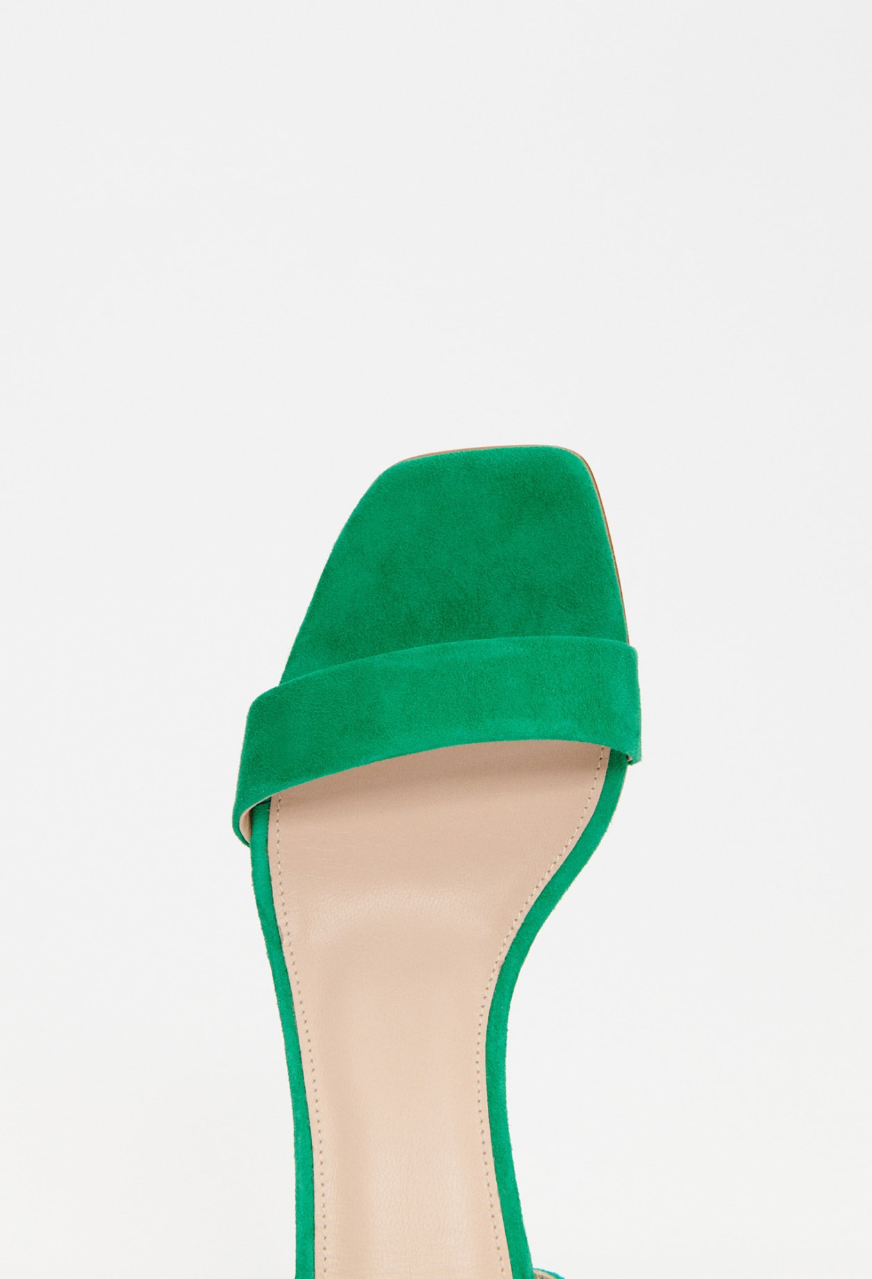 Sandales &agrave; talons en cuir responsable