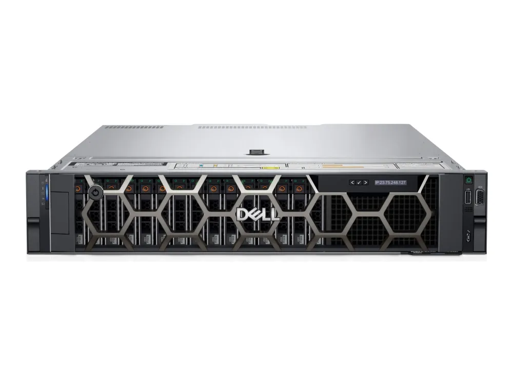 Dell PowerEdge R550 - Server - rack-monterbar 2U - 2-vejs - 1 x Xeon Silver 4310 / op til 3.3 GHz - RAM 32 GB - SAS - hot-swap 3.5