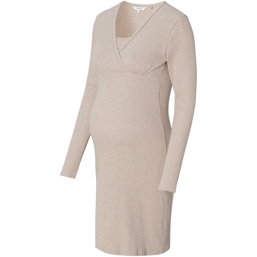 Noppies Still-Nachtkleid Alisa Taupe Melange