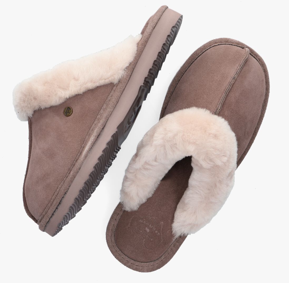 WARMBAT taupe warmbat pantoffels lismore