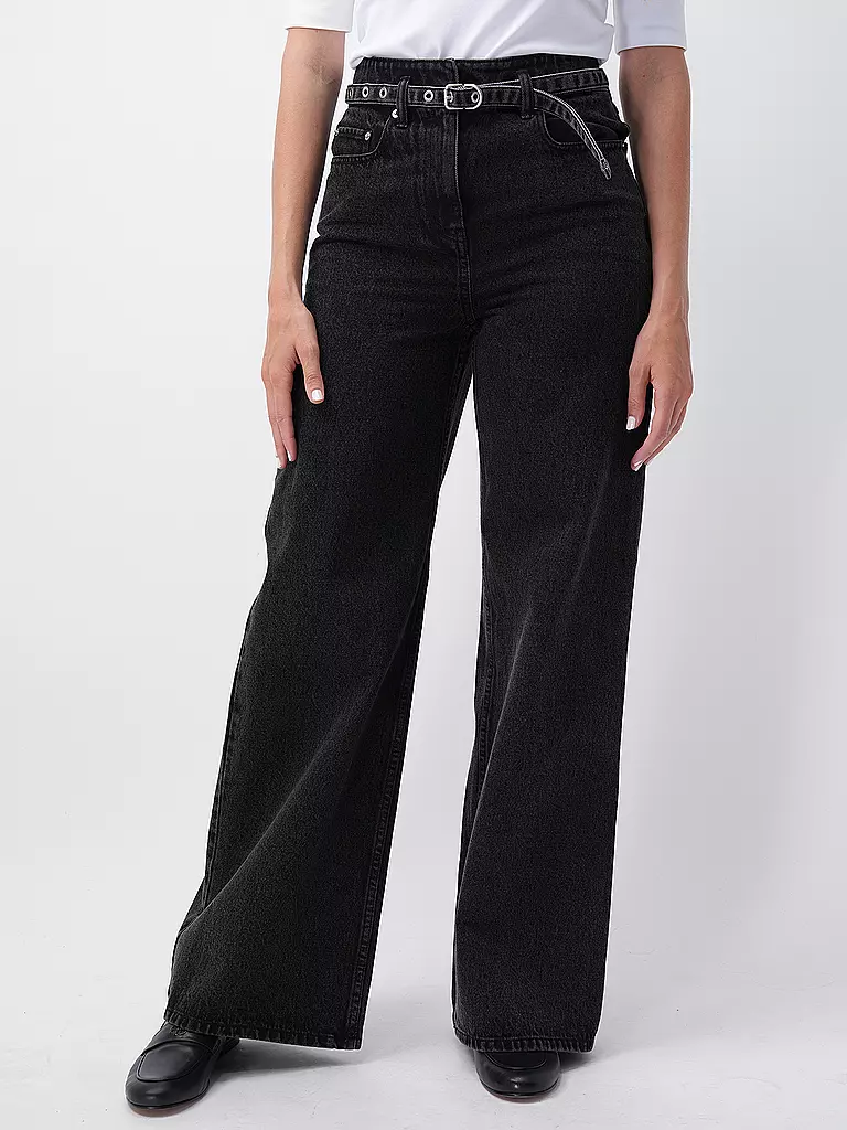 PHILLIP LIM Jeans Wide Leg  schwarz