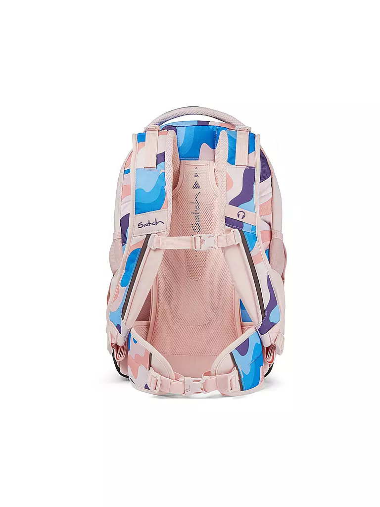 SATCH Schulrucksack Satch Sleek Candy Clouds rosa