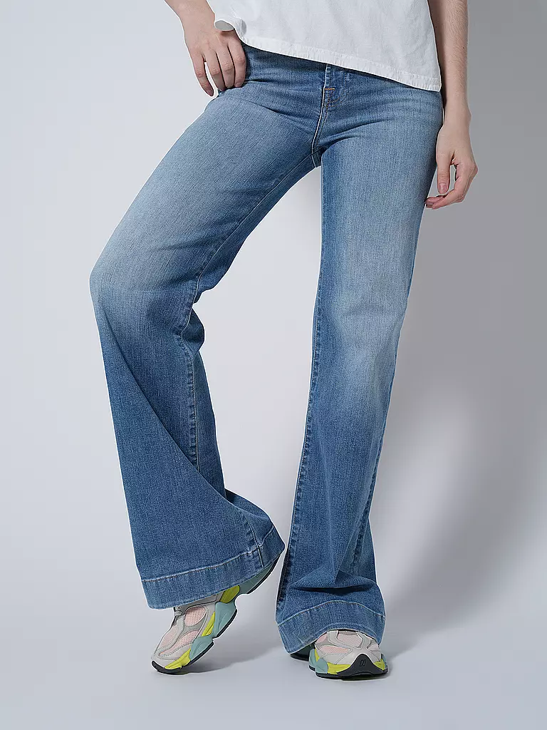 7 FOR ALL MANKIND Jeans Flared Fit MODERN DOJO PROPHECY blau
