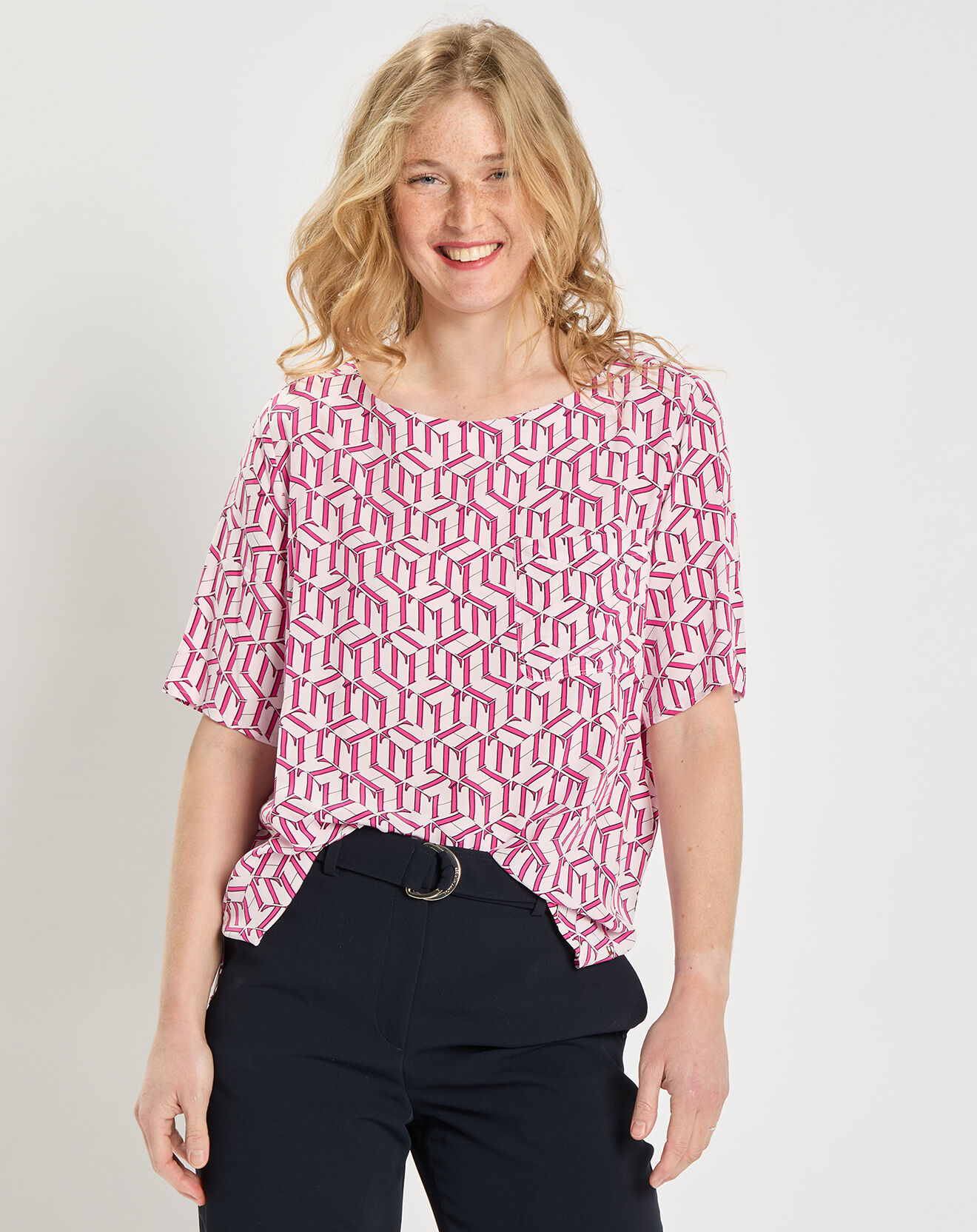 Tommy Hilfiger Top imprimé rose