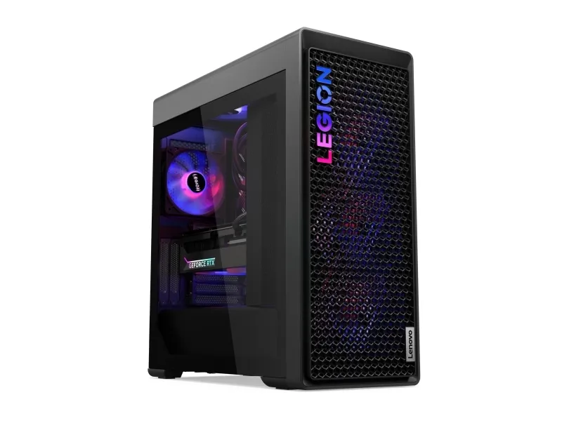 Lenovo Legion T7 34IAS10 90Y6 - Tower gaming - Core Ultra 7 265KF / op til 5.5 GHz - RAM 32 GB - SSD 1 TB - NVMe - GeForce RTX 5080 - Gigabit Ethernet, 2.5 Gigabit Ethernet, IEEE 802.11ax (Wi-Fi 6), Bluetooth 5.4, IEEE 802.11be (Wi-Fi 7) - Win 11 Hom
