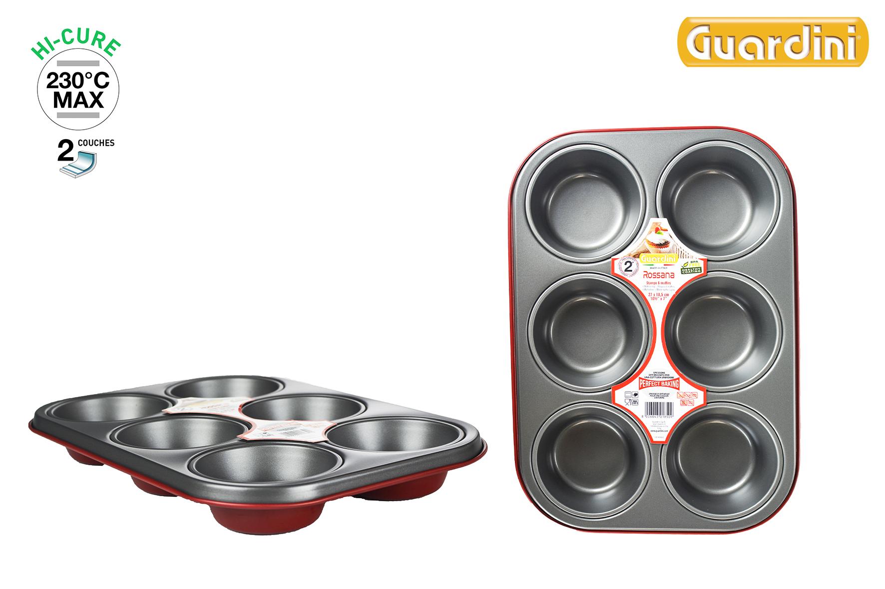 MOULE A 6 MUFFINS 26.5X18.5X3CM
