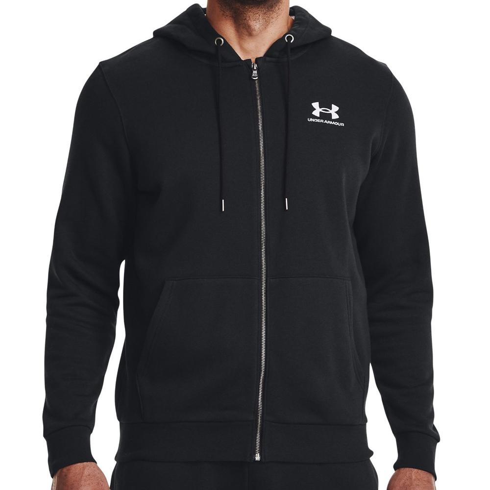 Under Armour Sweat Zippé Noir Homme Under Armour Essential