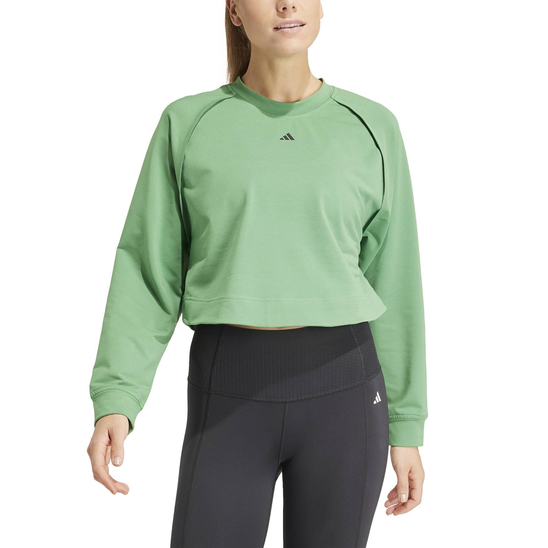 adidas Performance| Damen Sweatshirt POWER COVER UP